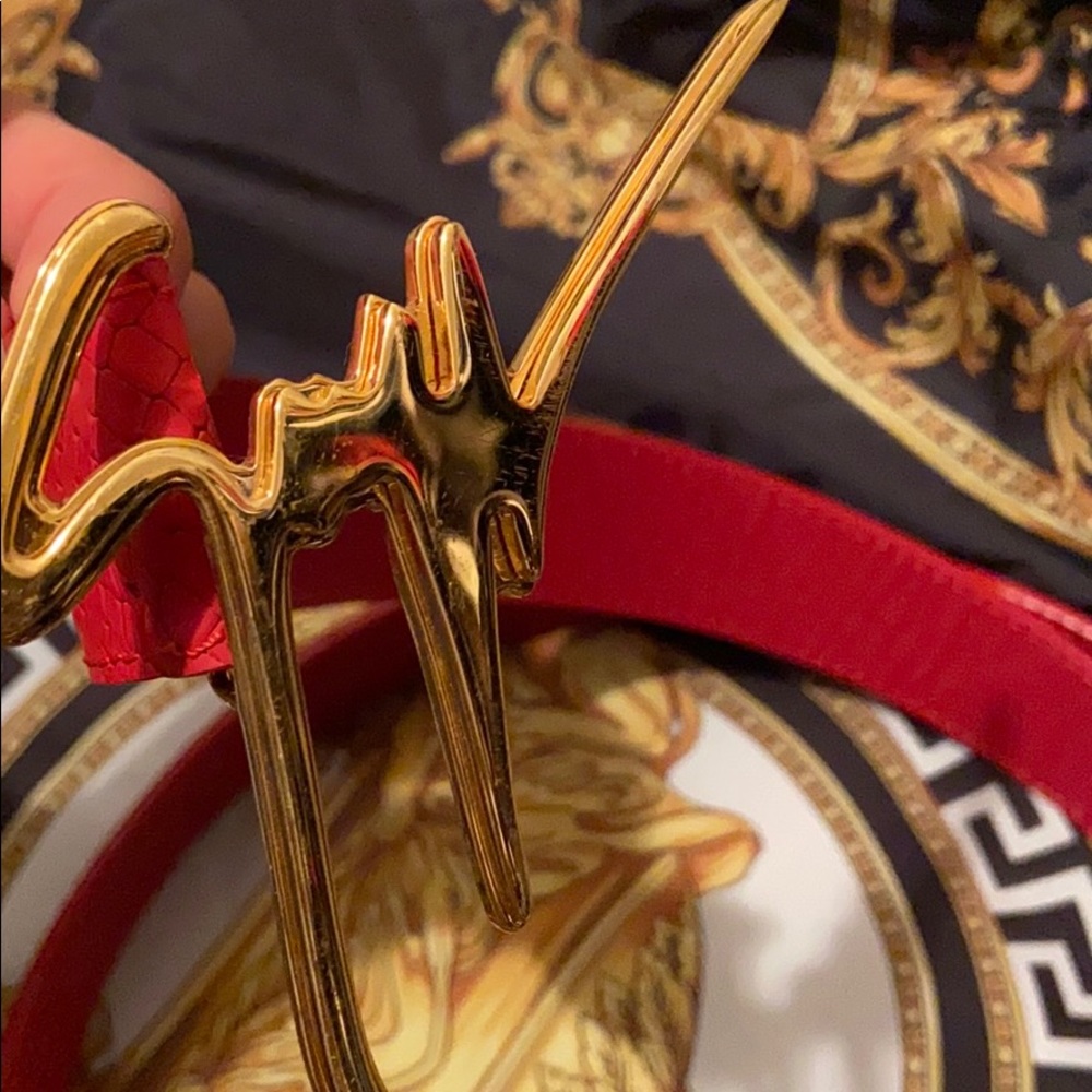 Giuseppe zanotti design belt size 85